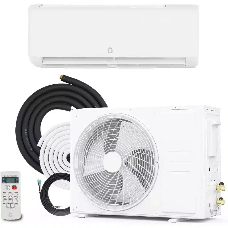 Acekool 24000 BTU Mini Split AC & Heat Pump, 21 SEER2 Inverter, WiFi & Alexa, Ductless System with Install Kit for up to 1500 Sq Ft Rooms