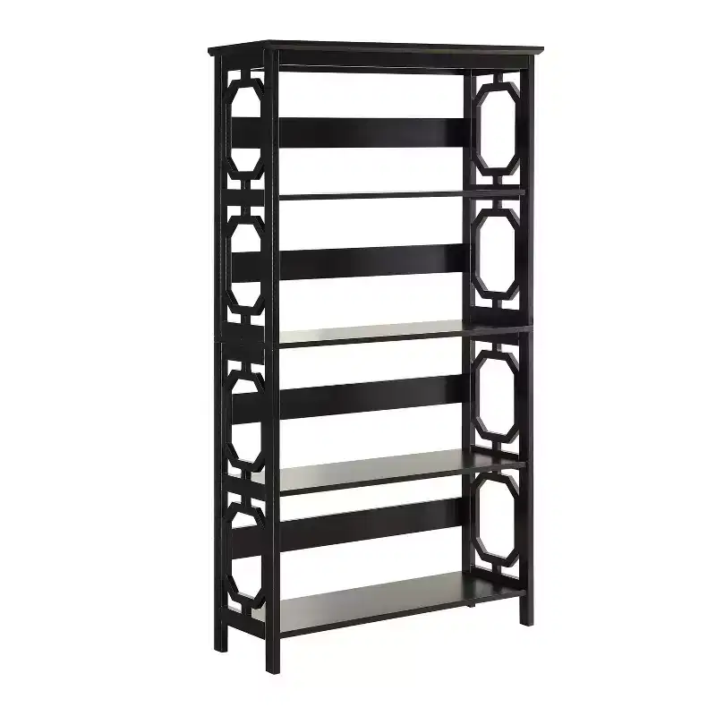 60 Omega 5 Tier Bookcase - Breighton Home