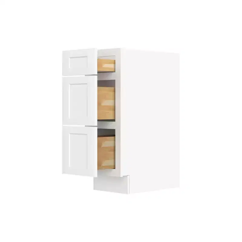 Easy-DIY Ready to Assemble Bath Vanity Cabinet without Top, Shaker White