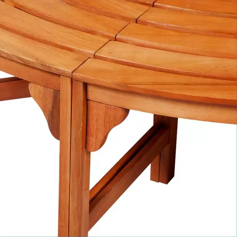 vidaXL Garden Bench Brown (wood colour) Eucalyptus tropical hardwood