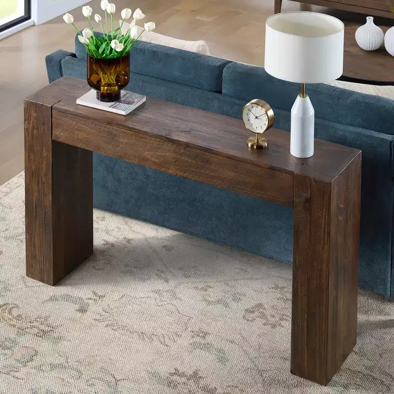 Stockyard Solid Wood Console Table 56 Inch
