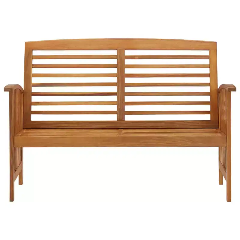 Garden Bench Natural Wood Solid Acacia Wood Medium Durable