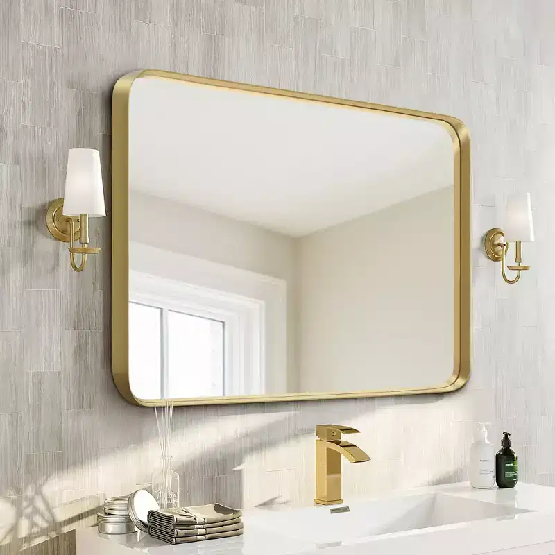 PexFix Aluminum Fine Edge Wall Mirror Deep Mirror