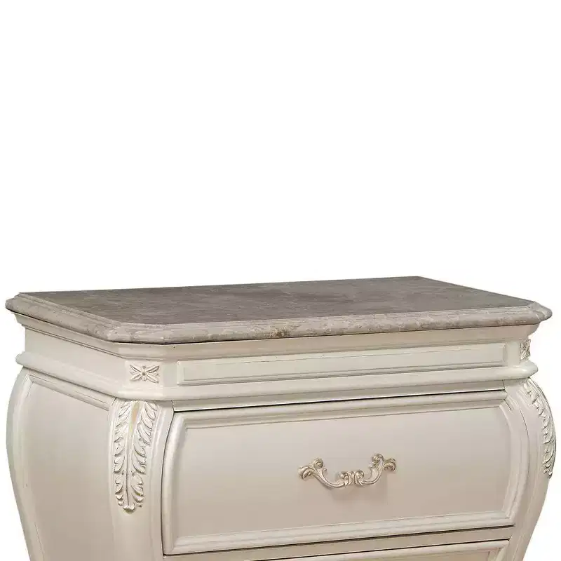 30" Chantelle Nightstand Pearl White - Acme Furniture