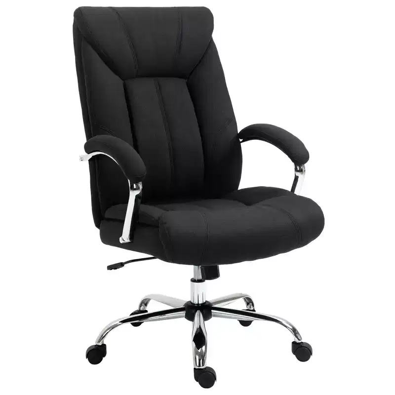 High Back Home Office Chair, Computer Desk Chair with Lumbar Back Support and Adjustable Height