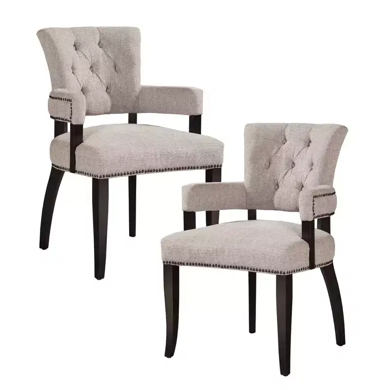 Set of 2 Brooklyn Dining Armchair Cream
