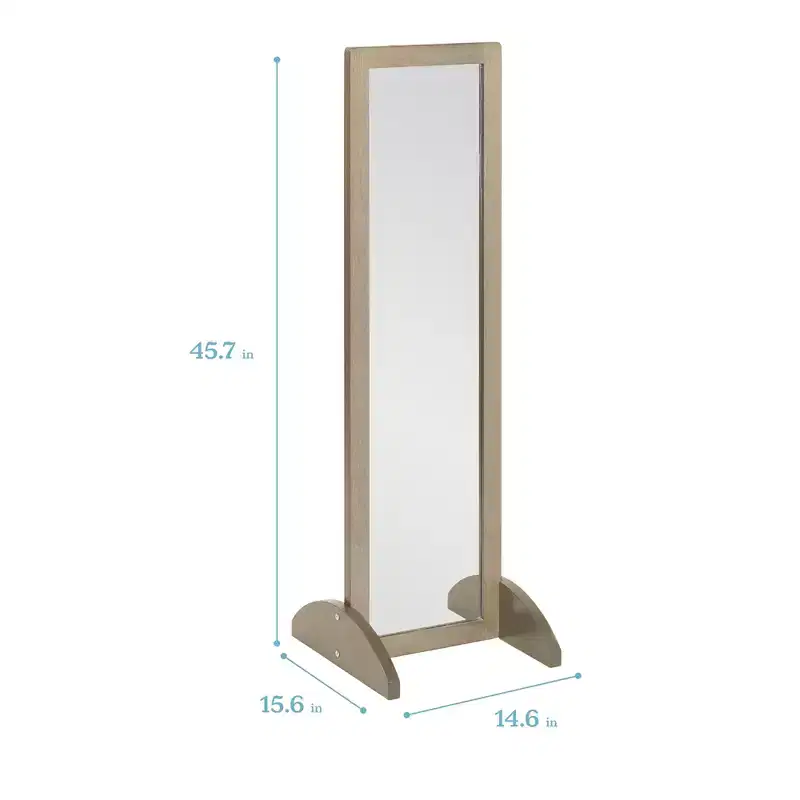 ECR4Kids Wooden Double-Sided Bi-Directional Mirror, Montessori Furniture