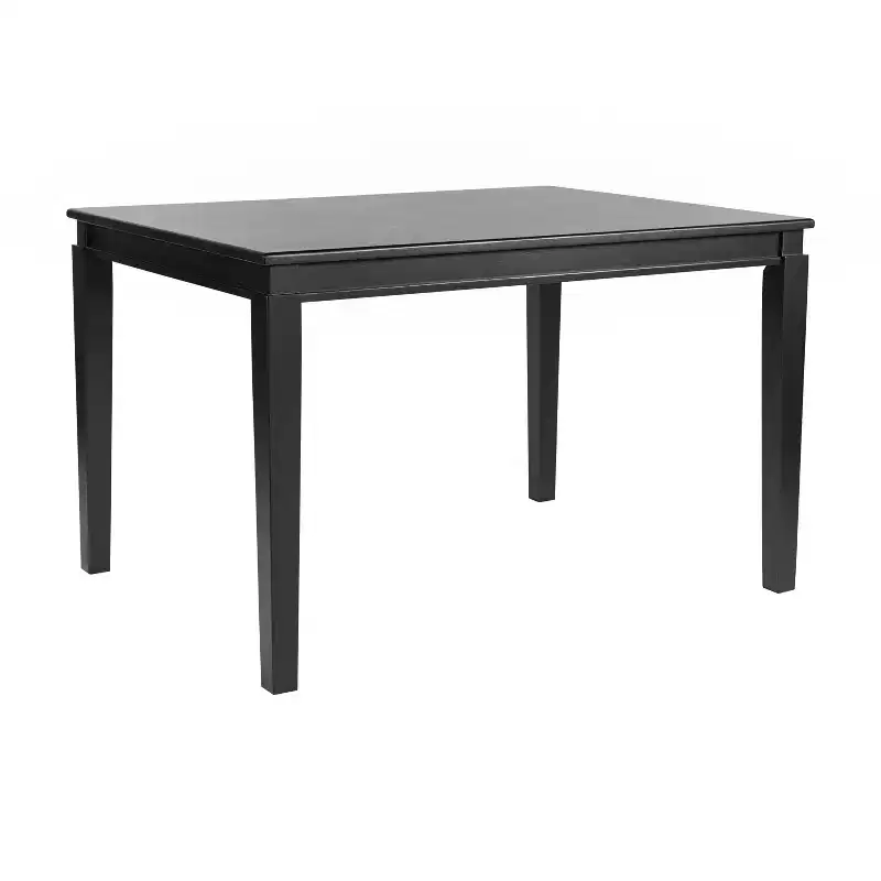 Solid Wood Dining Table, Commercial Grade Heavy Duty Rectangle Wood Table for 4