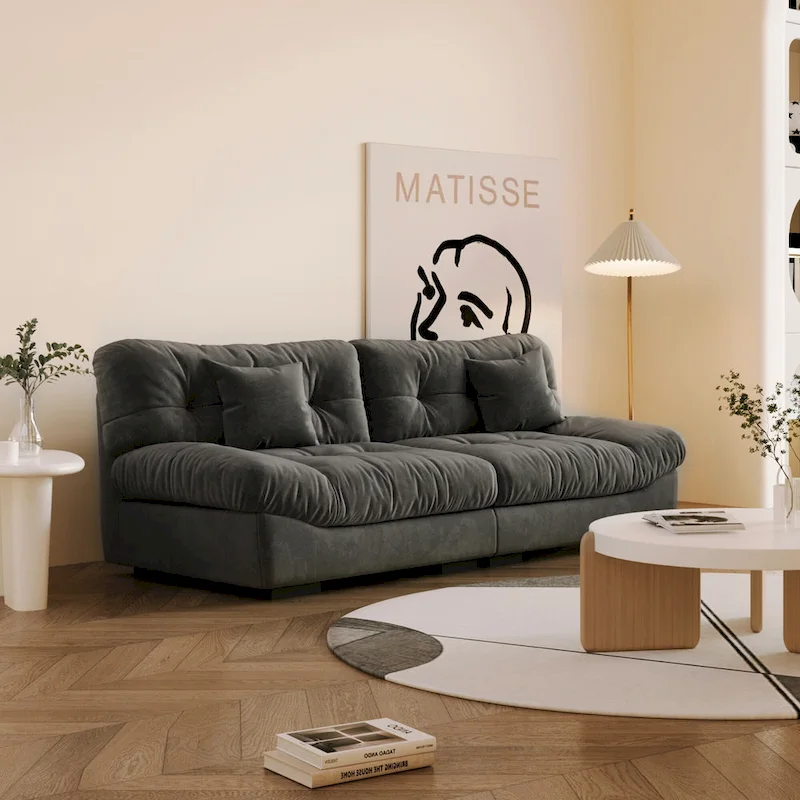 89 Tufted Sofa Cloud Shaped Couch