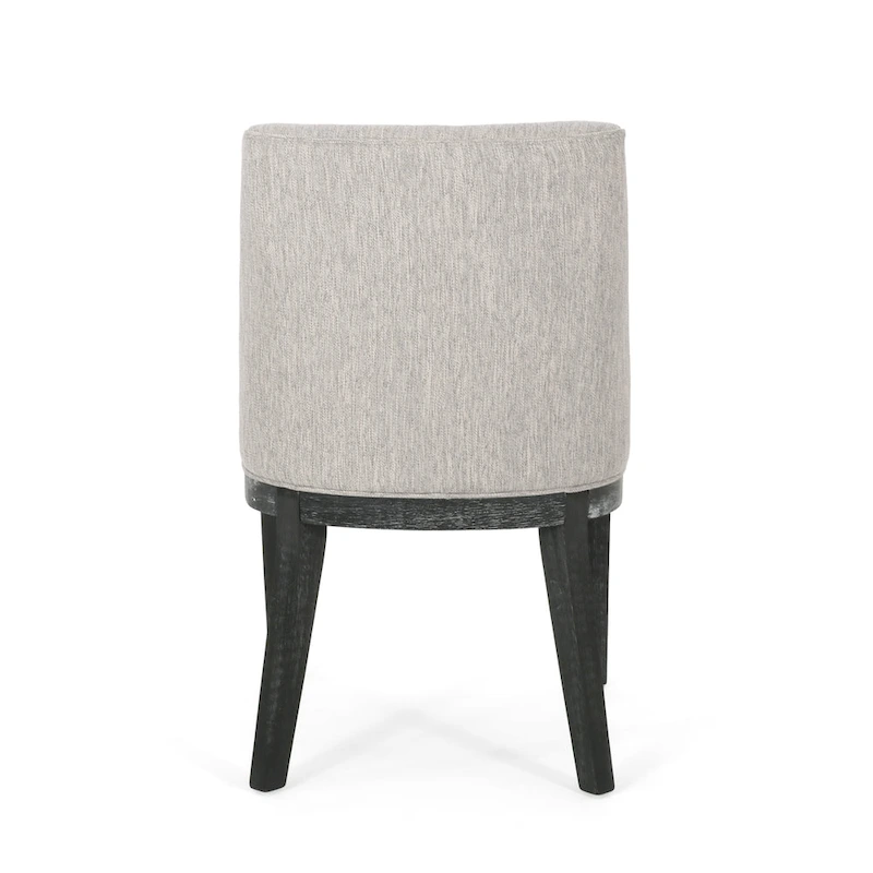 Camas Fabric Upholstered Wood Dining Chairs (Set of 2) by Christopher Knight Home