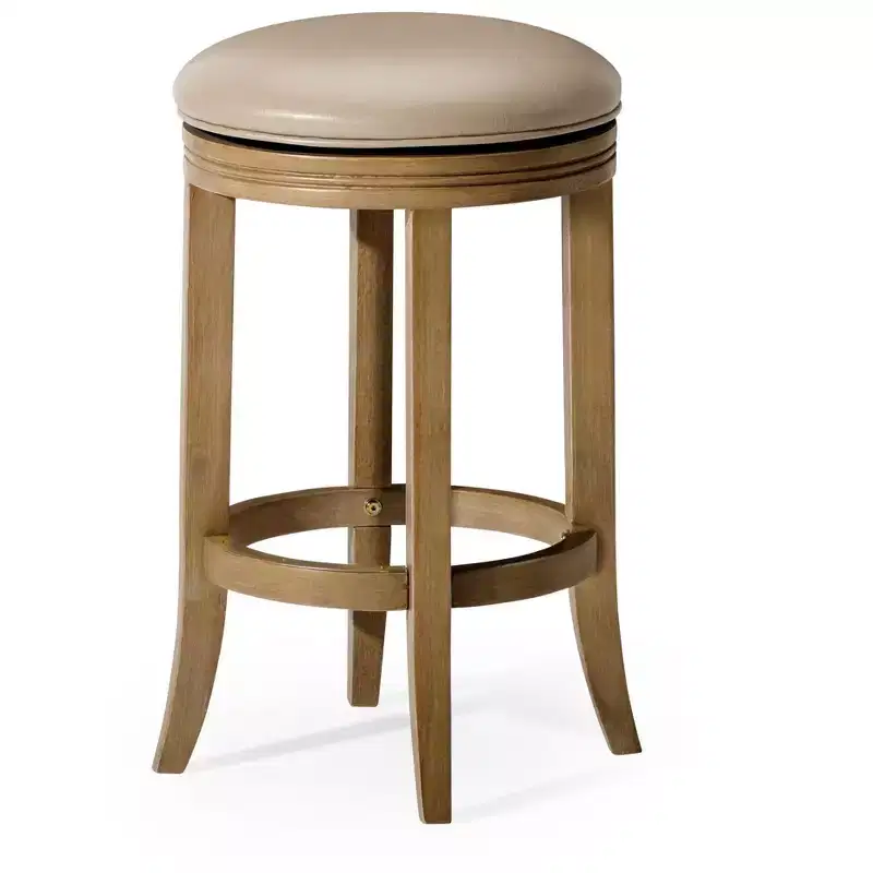 Maven Lane Eva Kitchen Counter Stool with Faux Leather 26