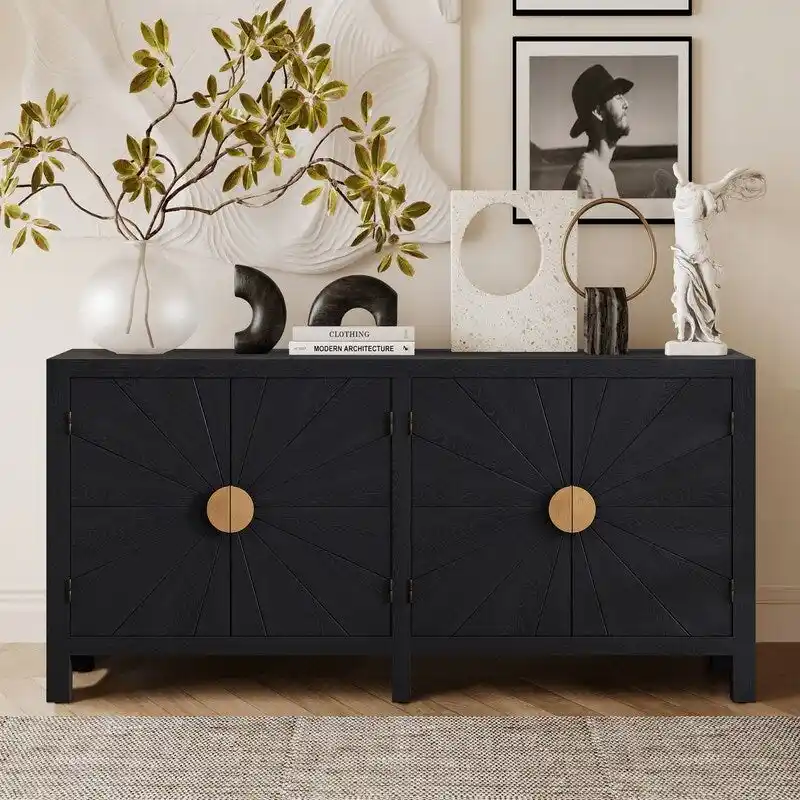 60-Inch Sideboard Cabinet with Adjustable Shelves