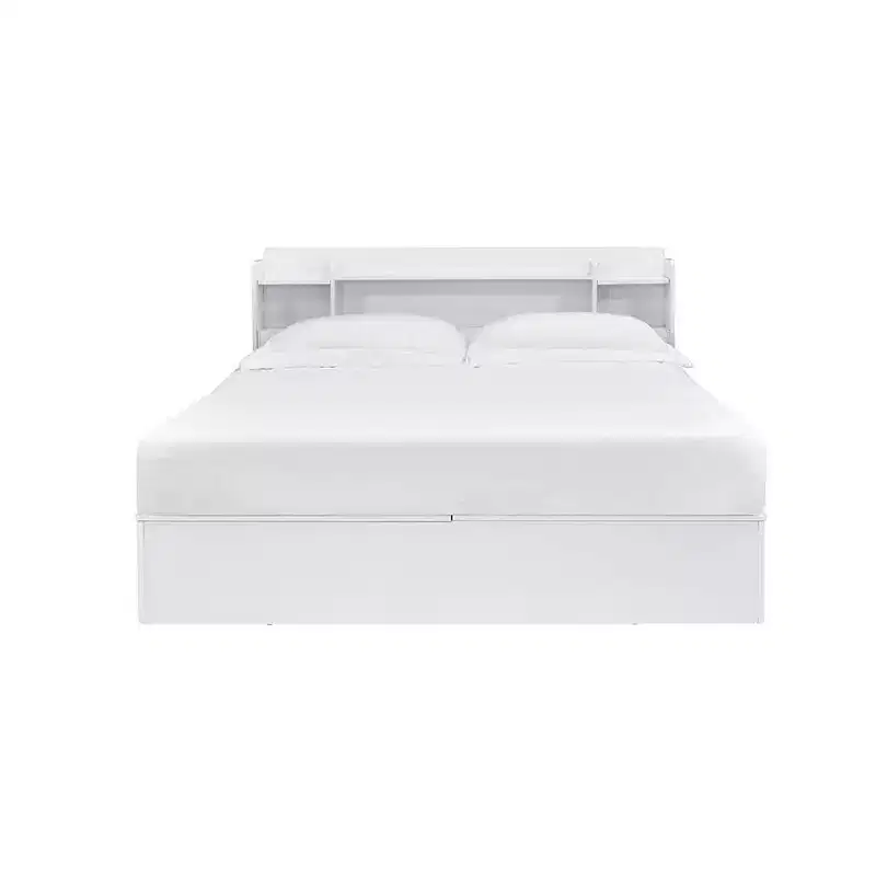 83" Queen Bed Perse Bed White Finish - Acme Furniture