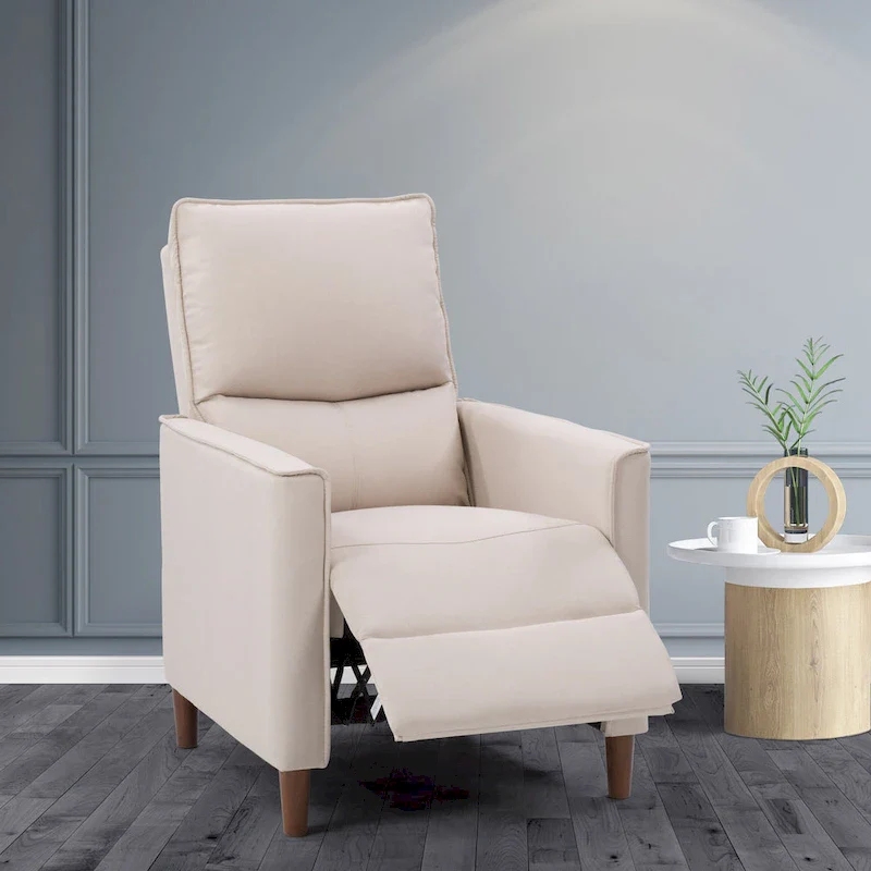High-Leg Manual Recliner with Footrest