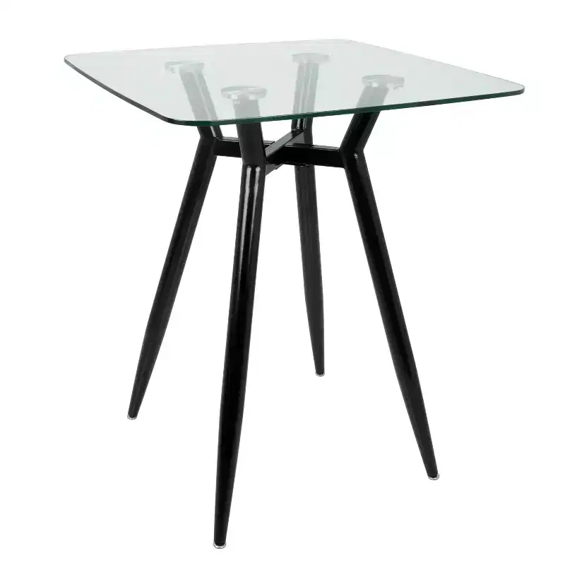 Clara Mid Century Modern Square Counter Table - LumiSource