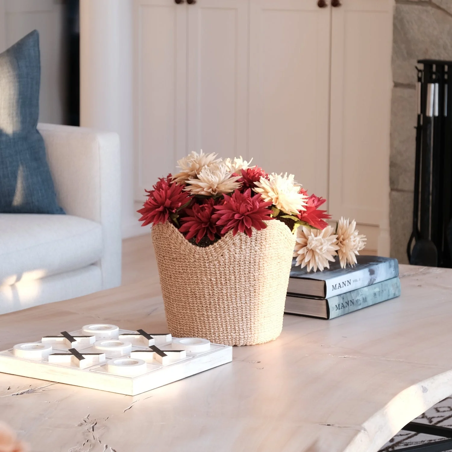 Natural Scallop Basket - Planter Basket