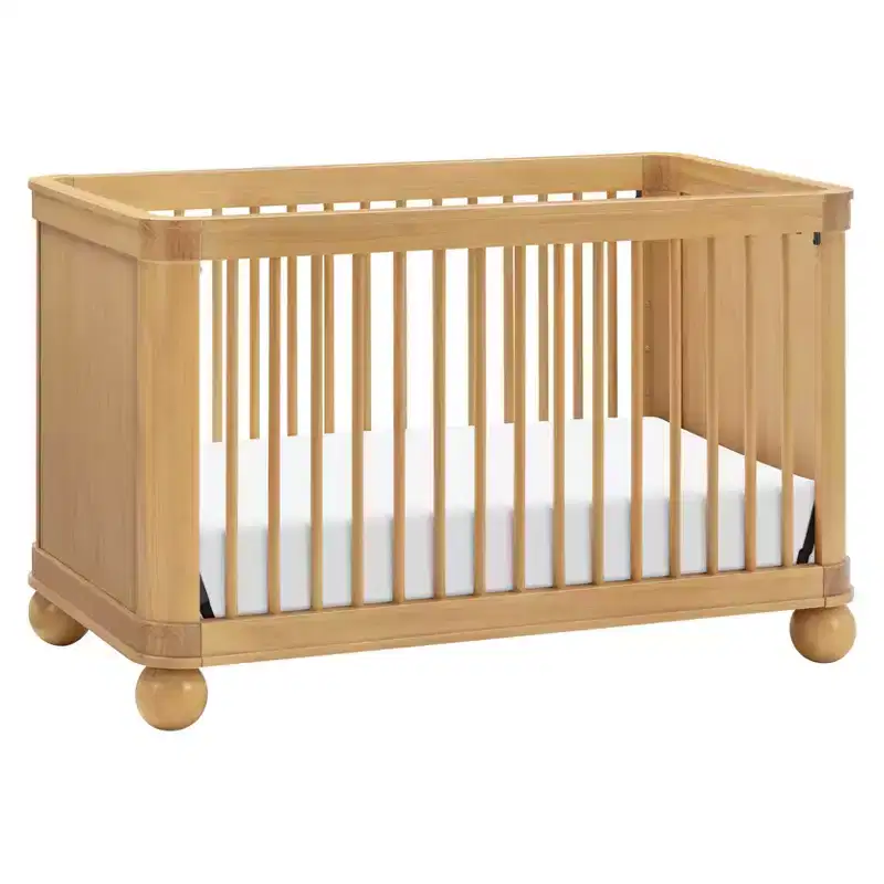 3-in-1 Convertible Crib, Solid Pine Wood, GREENGUARD Gold Certified