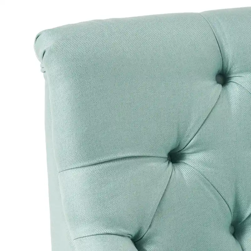 Nicole Polyester Blend Fabric Settee by Christopher Knight Home - 29.25L x 43.75W x 30.50H