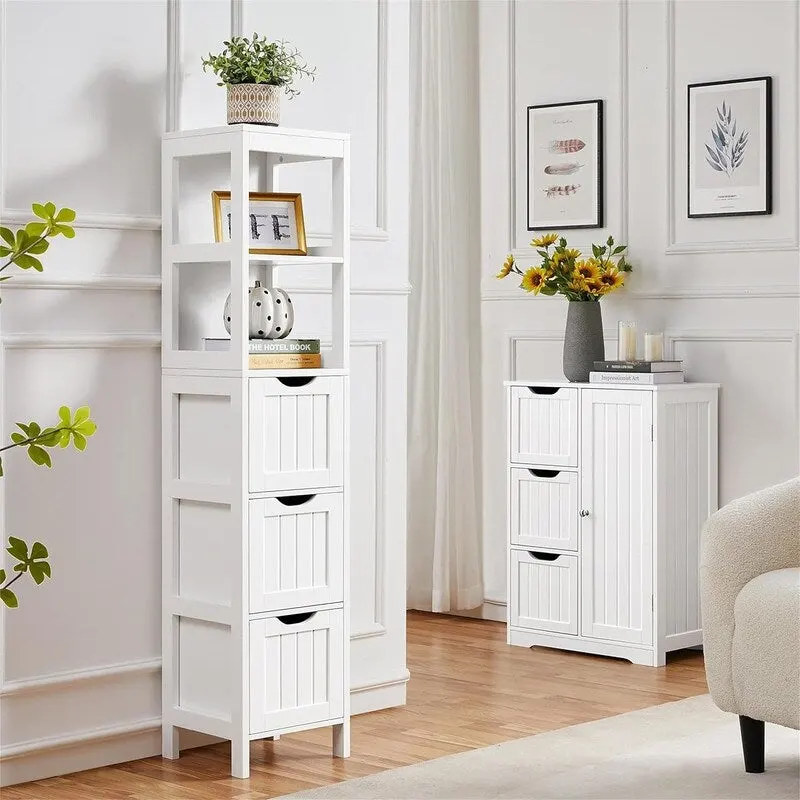 Bathroom Tall Cabinet - 12D x 12W x 56H