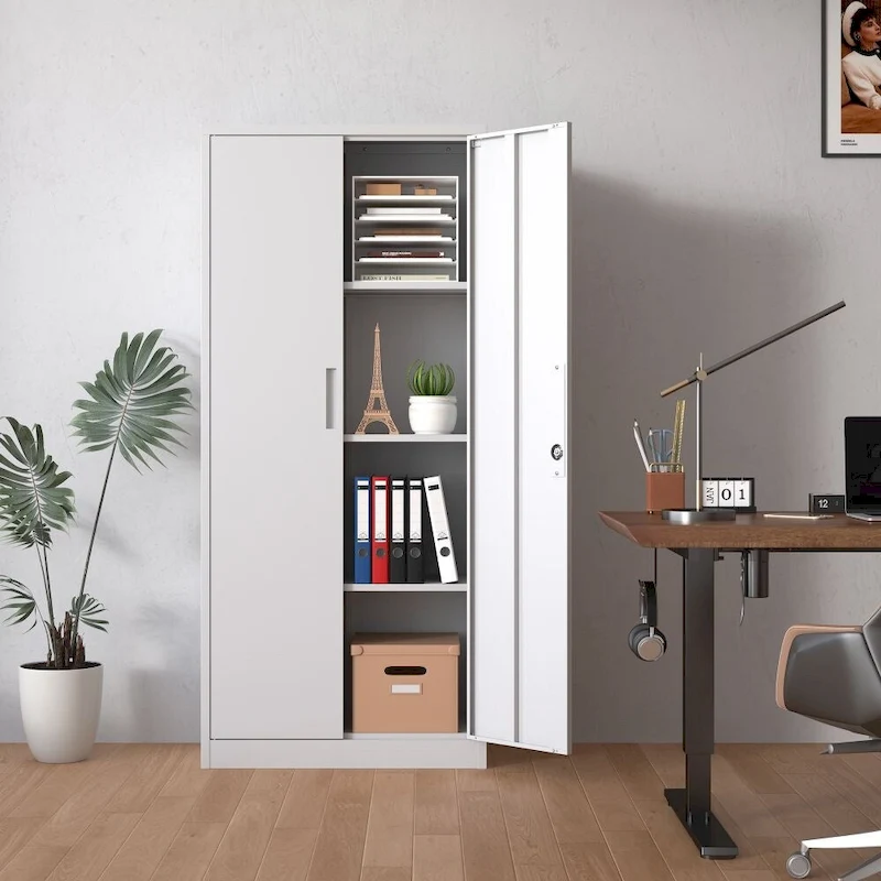 71H Metal Tall Garage Storage File Cabinet