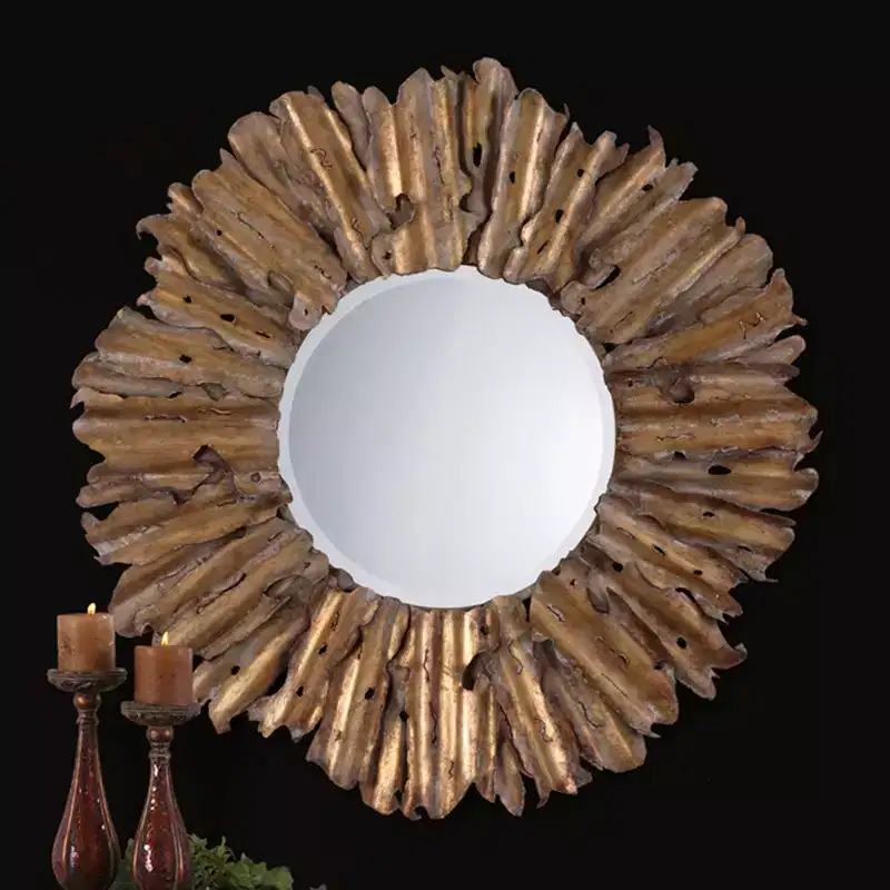 Elegans Round 43 Wide Wall Mirror