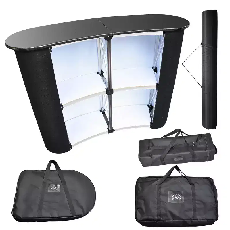 Yescom Pop Up Counter Portable Trade Show Display Podium Promotion Retail Speech Stand