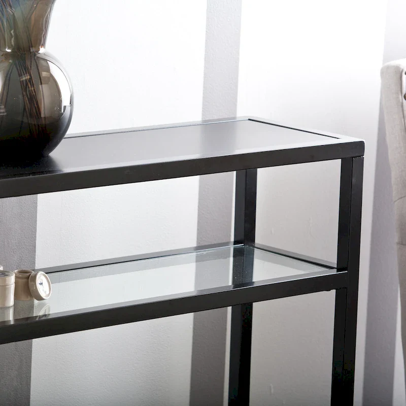 Baldrick Modern 50 Long Console Table with Shelf