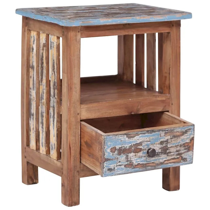 Bedside Cabinet Solid Wood Mahogany