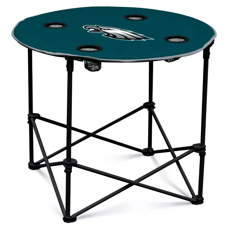 Philadelphia Eagles Round Folding Table
