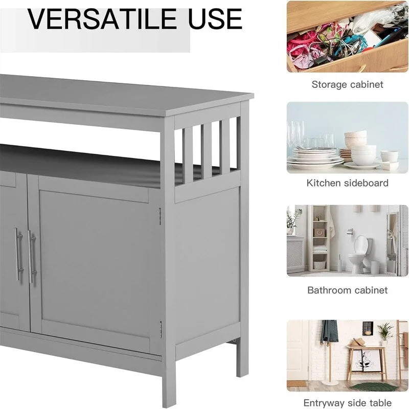 Sideboard Buffet Cabinet - 39.25D x 17W x 31.5H