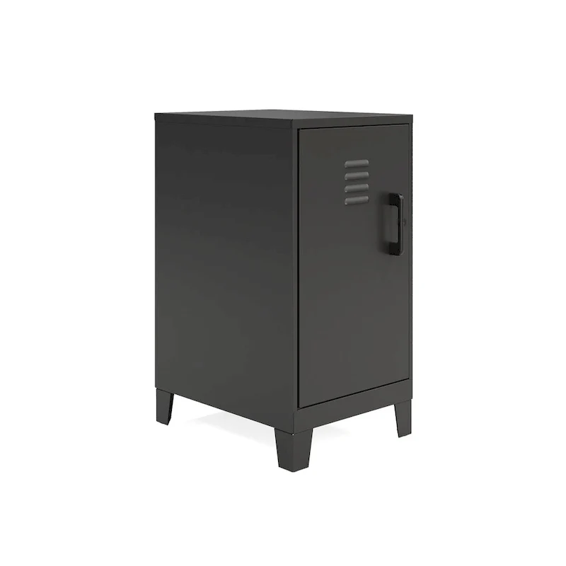 27.5H 2 Shelf Vented Door Mini Storage Locker Cabinet