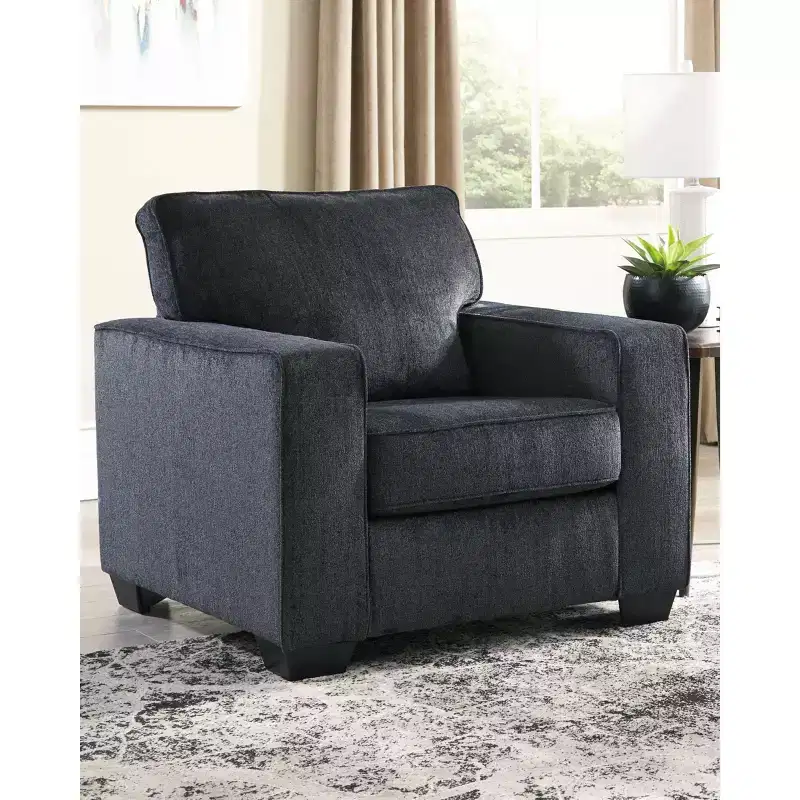 Altari Accent Chair Slate: Contemporary Plush Upholstery, No Assembly - Signature Design by Ashley