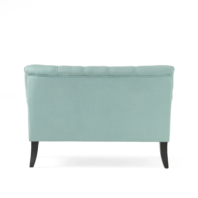 Nicole Polyester Blend Fabric Settee by Christopher Knight Home - 29.25L x 43.75W x 30.50H