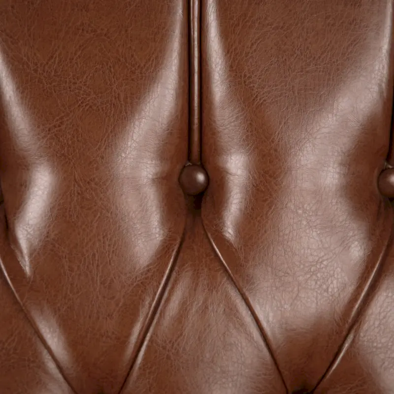 Walter Classic Tufted Bonded Leather Recliner Set (2-Piece) with Nailhead Trim by Christopher Knight Home