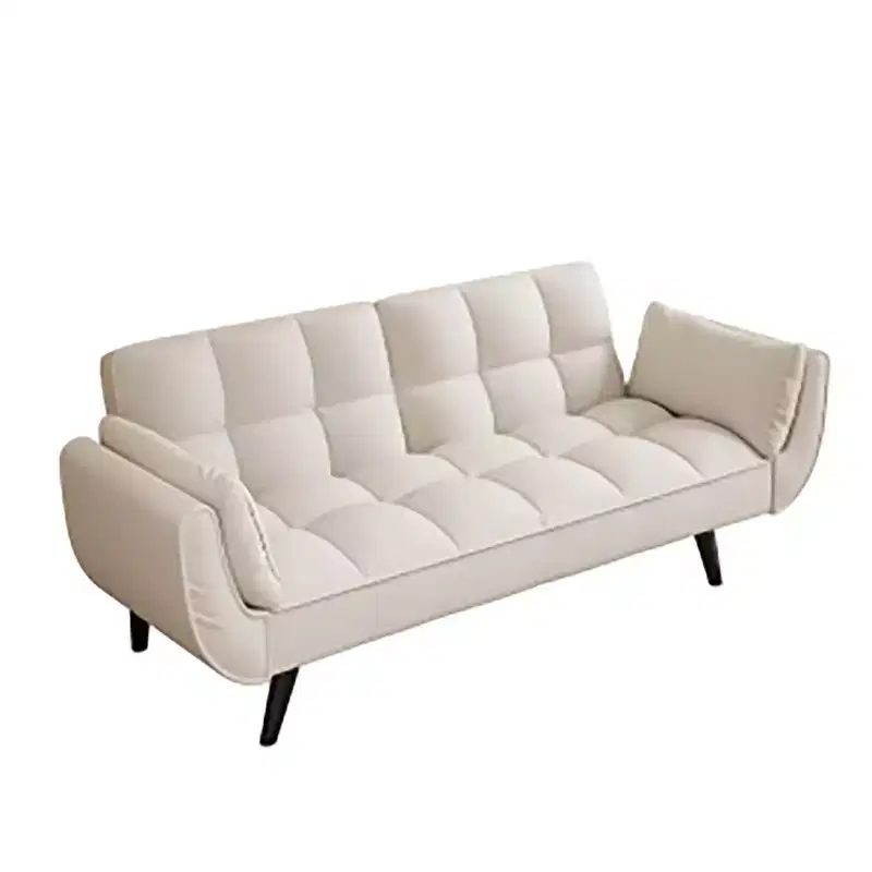 Living Room Sofa, 57 Sofa Couch With Two Armrests Throw Pillow, Tufted Seat Cushion,Comfortable Fit Sofa For Apartment Bedroom Small Space