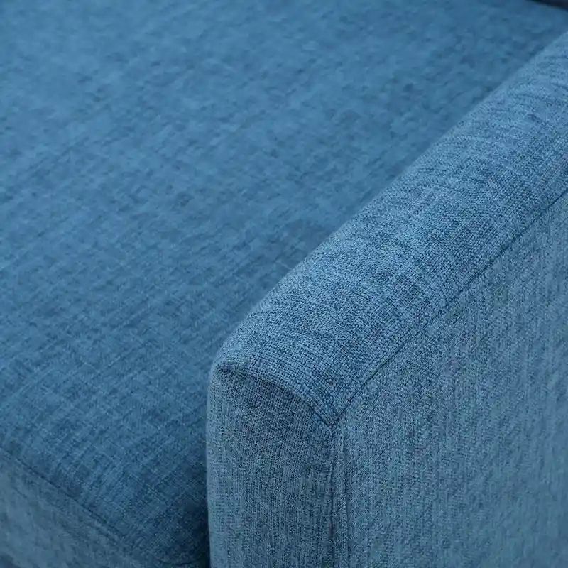 Aurla Mid-century Upholstered Accent Chair by Christopher Knight Home - 27.50 L x 28.50 W x 36.50 H