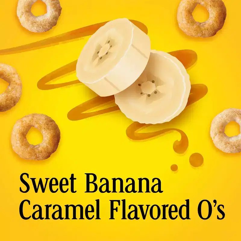 Cheerios Banana Caramel Family Size Breakfast Cereal - 18.5oz