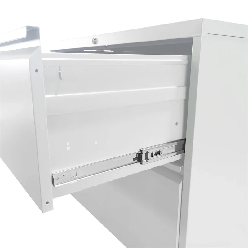 2 Drawer Vertical File Cabinet w/Lock Office Home Steel File Cabinet