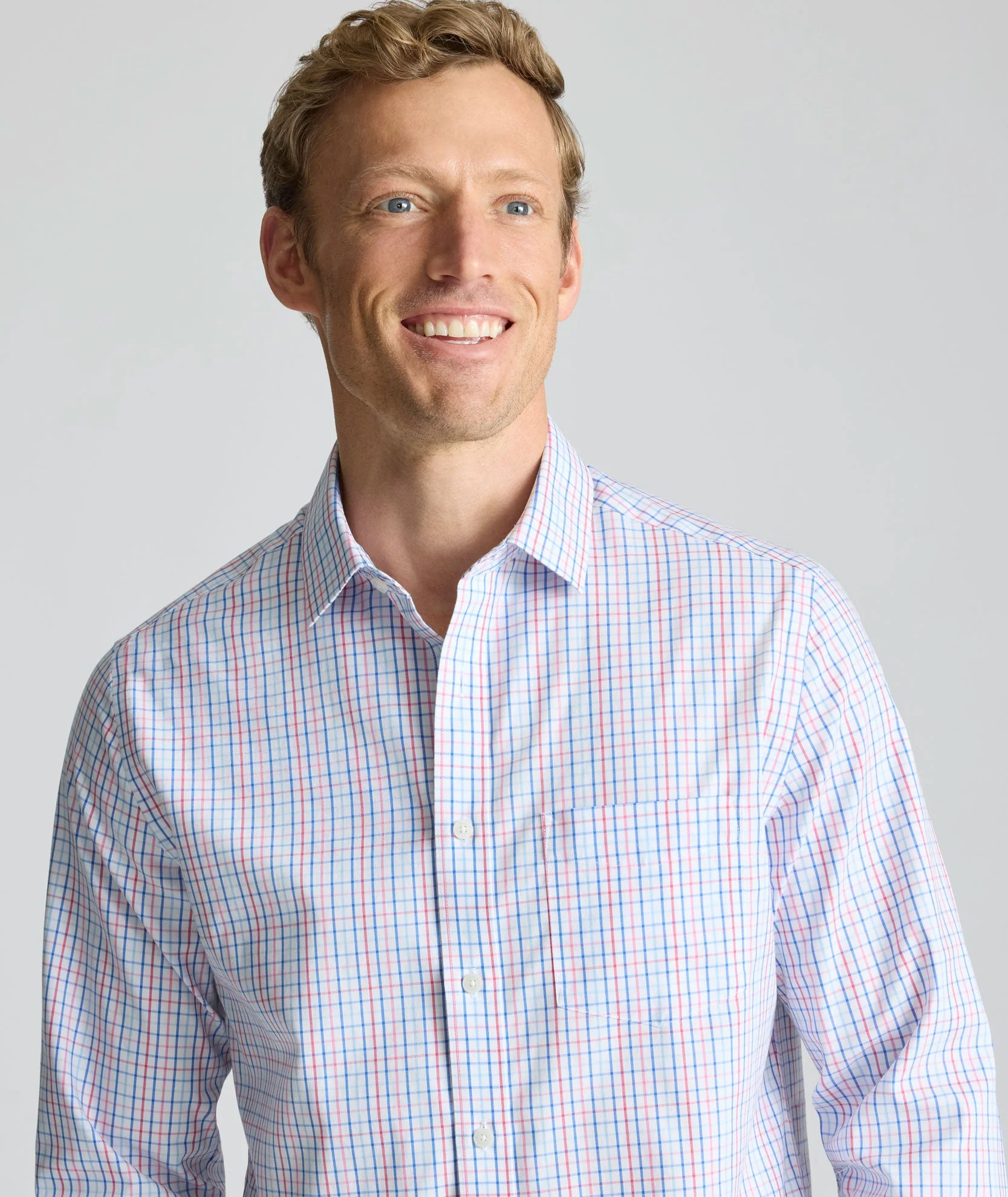 Pink Cotton Dress Shirt
