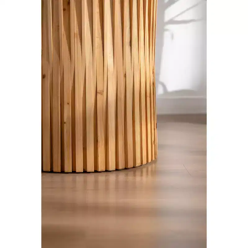 Cylinder Coffee & Side Tables with Textured Barrel Design Mid-Century Modern, Industrial, Brutalist Styles 16 or 24H ( or 2)