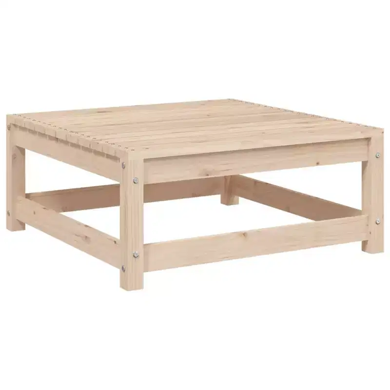vidaXL Garden Sofa Set Wax Solid Pine Wood Large Breathable Design