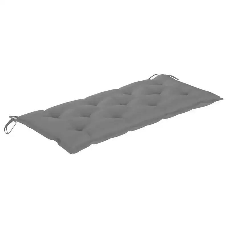 vidaXL Bench Grey Solid eucalyptus wood Medium Durable Garden Bench