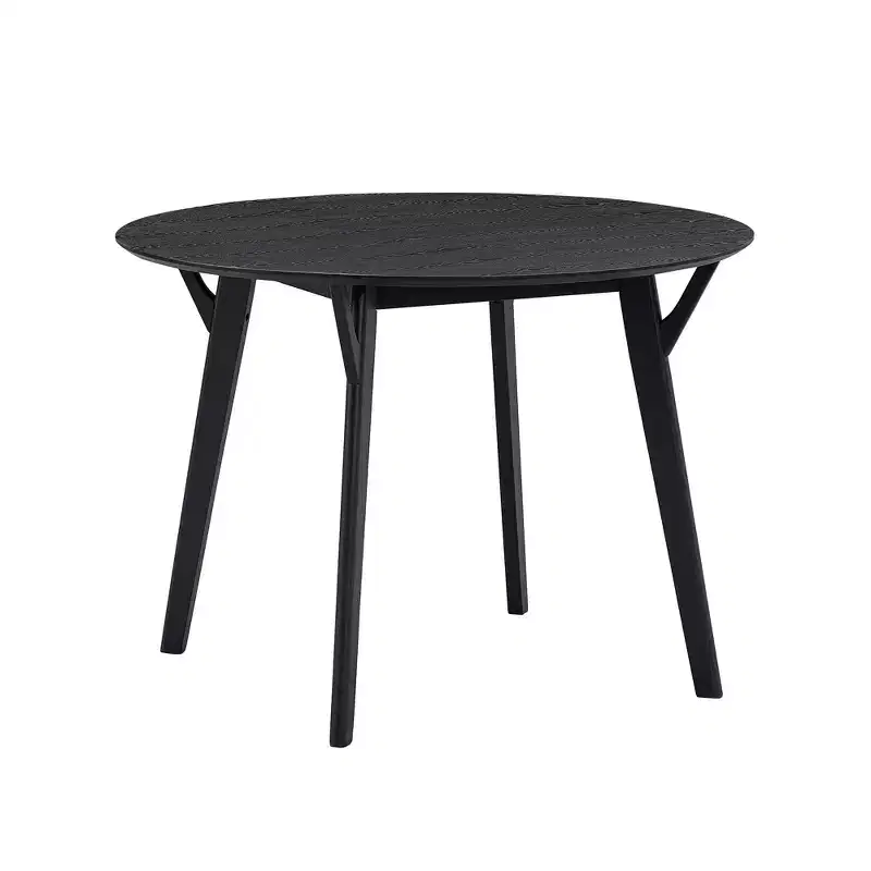 Okak 42 Round Wooden Dining Table Kitchen Table Dining Table for 4 for Dining Room