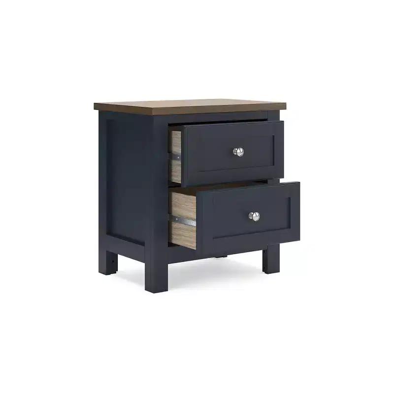 Signature Design by Ashley Landocken Two Drawer Nightstand, Blue