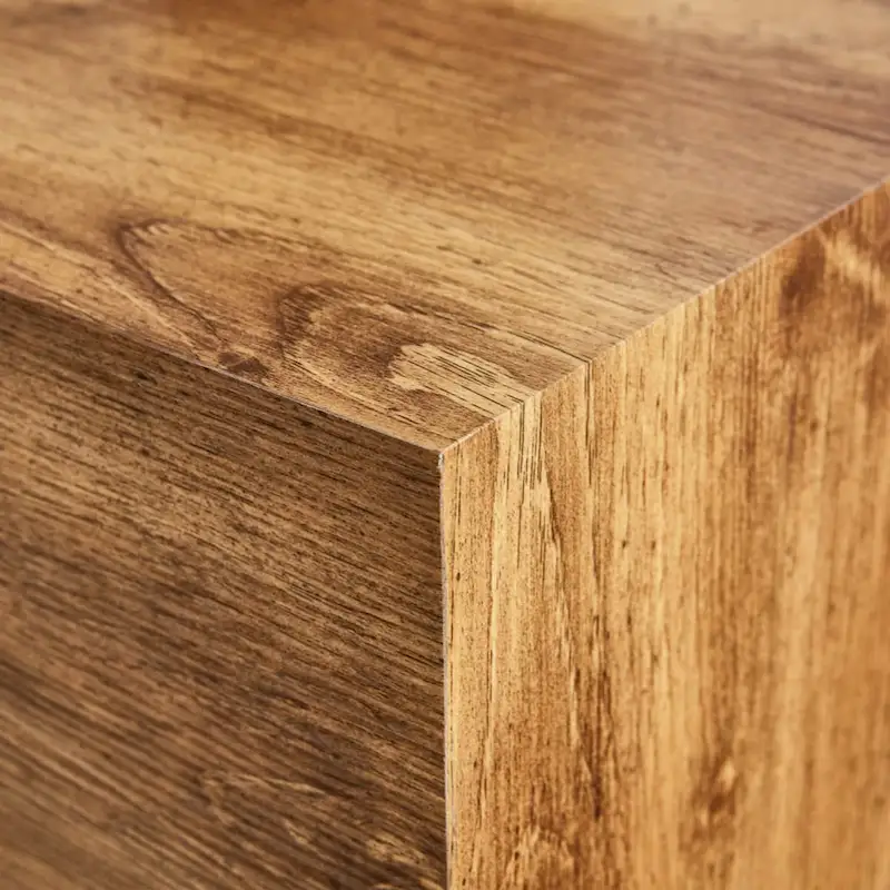Modern MDF coffee table with wood texture pattern -stylish and durable design