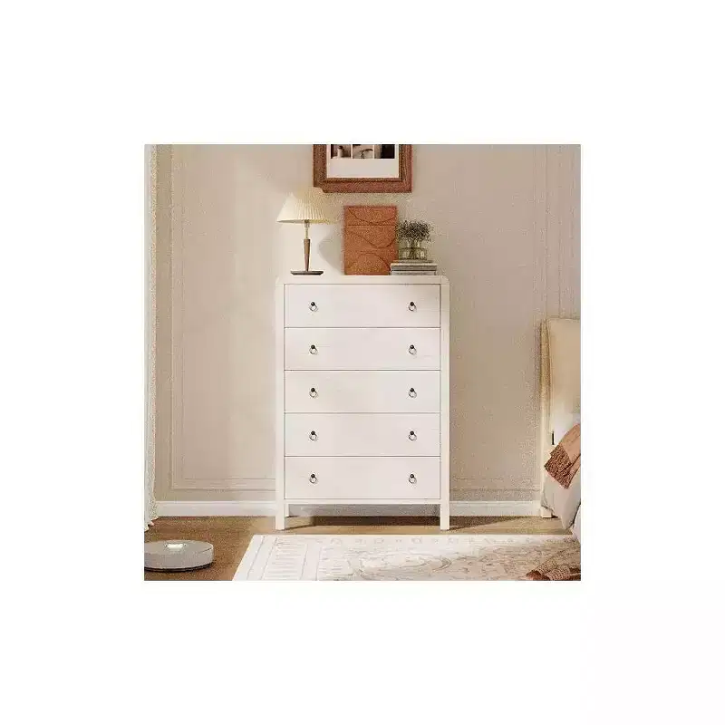 Dresser for Bedroom,Mid-Century Modern Wood Dresser for Bedroom, Storage Organizer Cabinet for Living Room, Hallway, Entryway