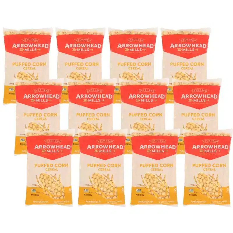 Arrowhead Mills All Natural Puffed Corn Cereal - Case of 12/6 oz