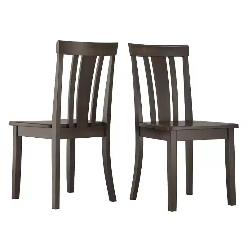 Lexington Slat Back Wood Dining Chairs (Set of 2) - iNSPIREQ