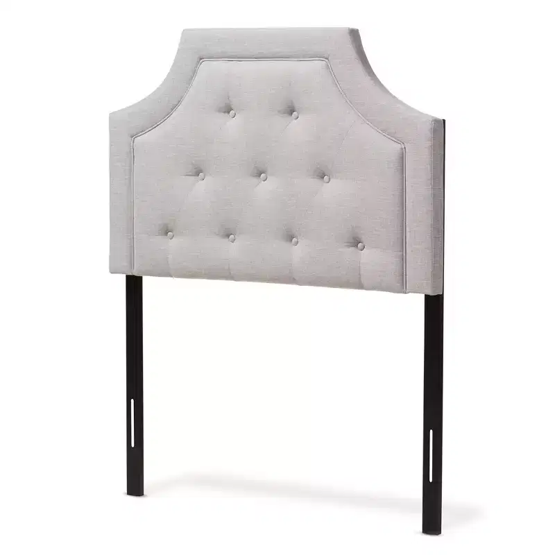 Mars Modern And Contemporary Fabric Headboard Gray - Baxton Studio