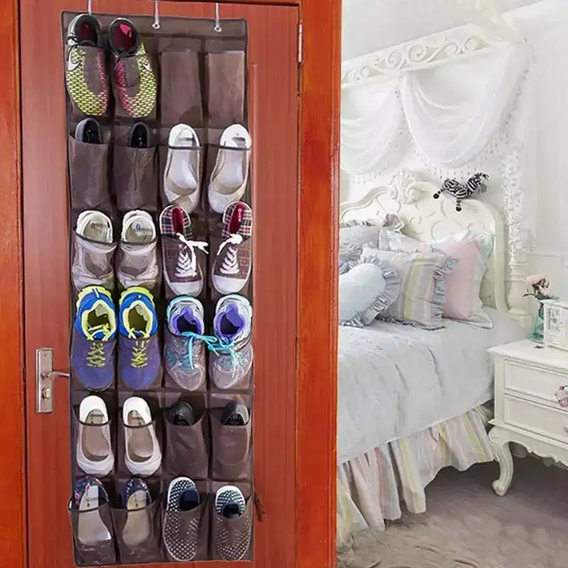 24 Pocket Over-the-Door Shoe Organizer